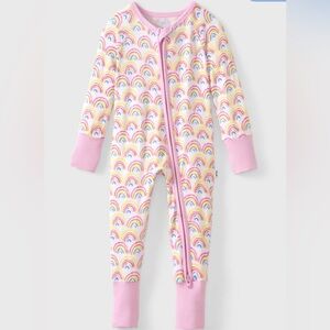Little Sleepies Pastel Rainbows Zippy